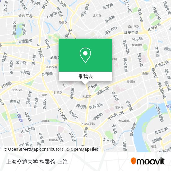 上海交通大学-档案馆地图