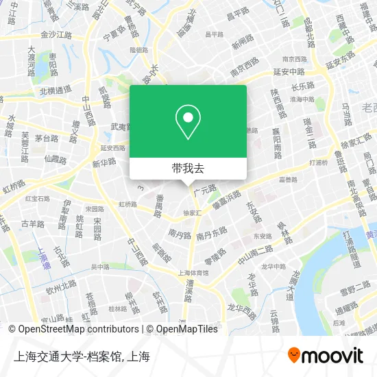 上海交通大学-档案馆地图