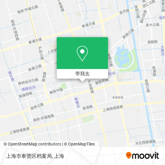 上海市奉贤区档案局地图
