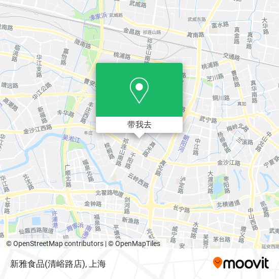 新雅食品(清峪路店)地图