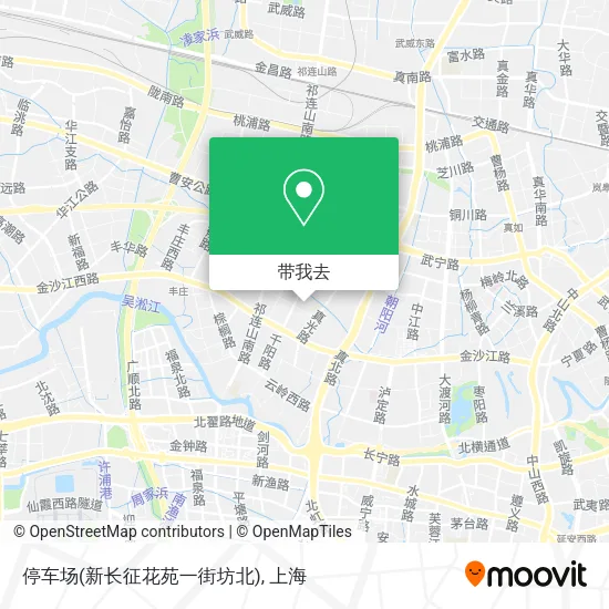 停车场(新长征花苑一街坊北)地图
