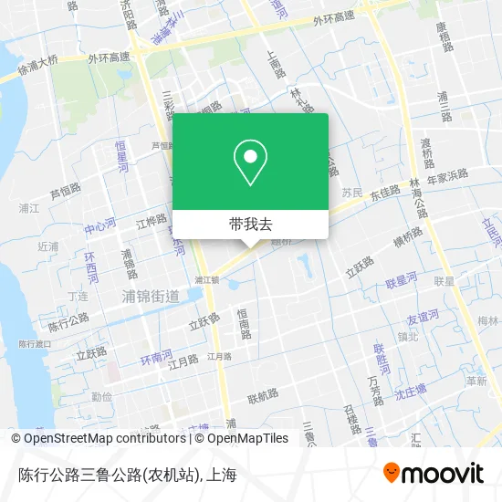 陈行公路三鲁公路(农机站)地图