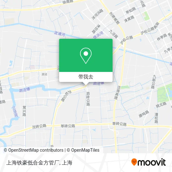 上海铁豪低合金方管厂地图