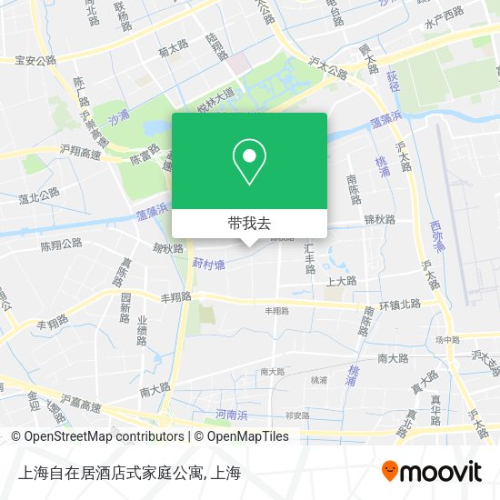 上海自在居酒店式家庭公寓地图