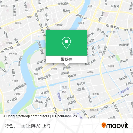 特色手工面(上南坊)地图