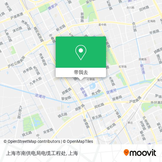 上海市南供电局电缆工程处地图