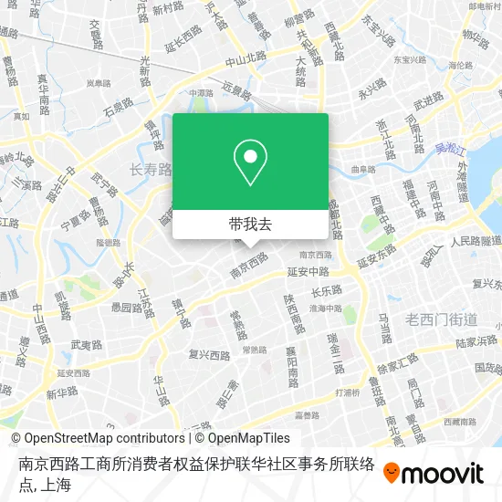 南京西路工商所消费者权益保护联华社区事务所联络点地图