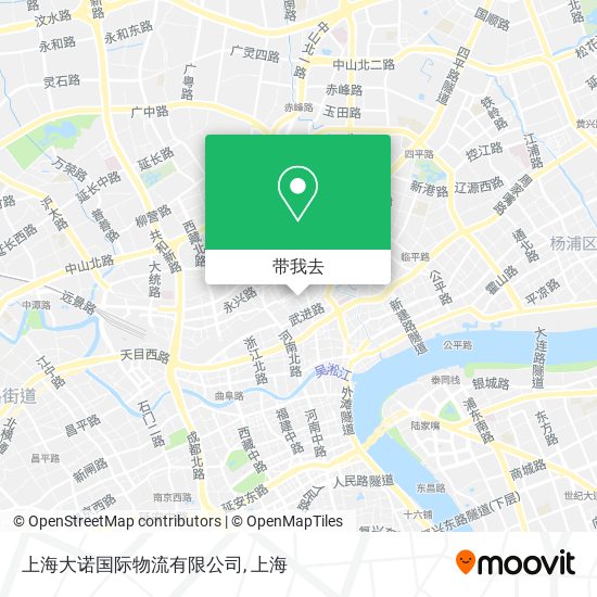 上海大诺国际物流有限公司地图