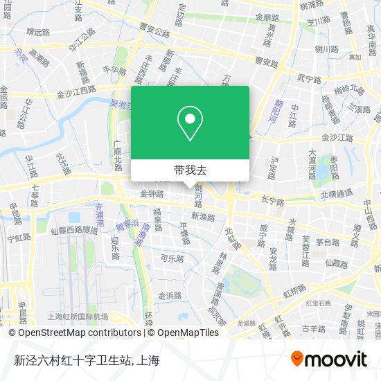 新泾六村红十字卫生站地图