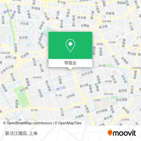 新洁江烟店地图