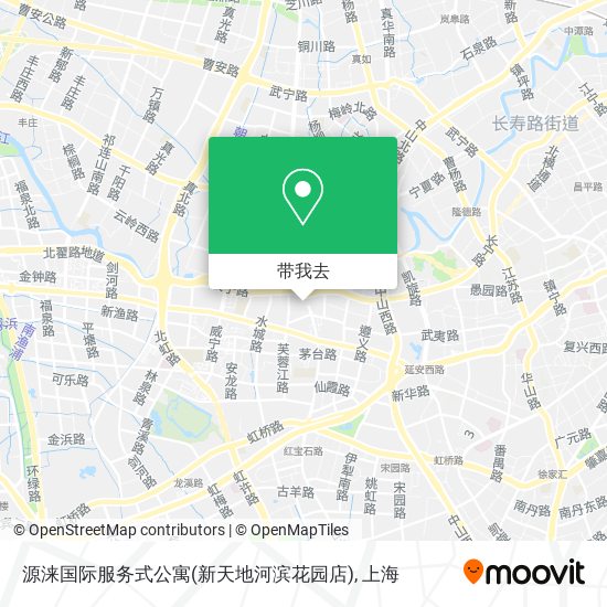 源涞国际服务式公寓(新天地河滨花园店)地图