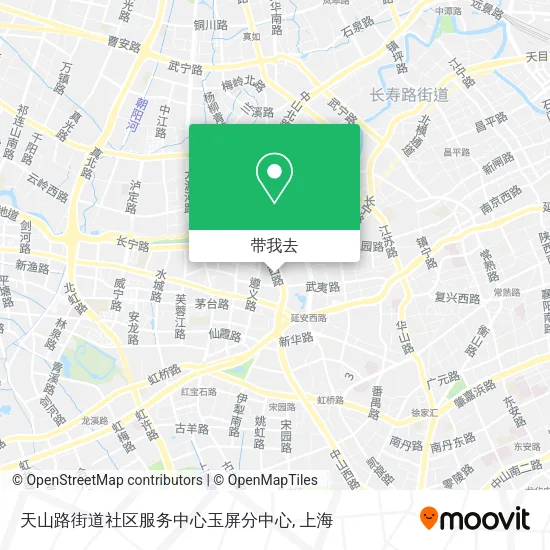 天山路街道社区服务中心玉屏分中心地图