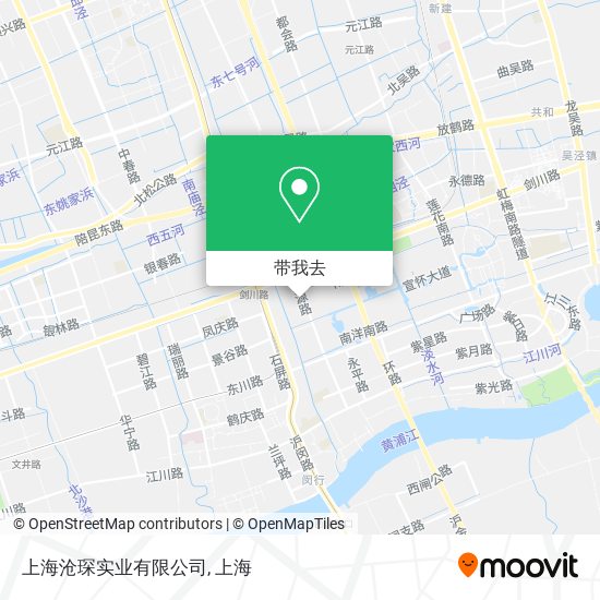 上海沧琛实业有限公司地图