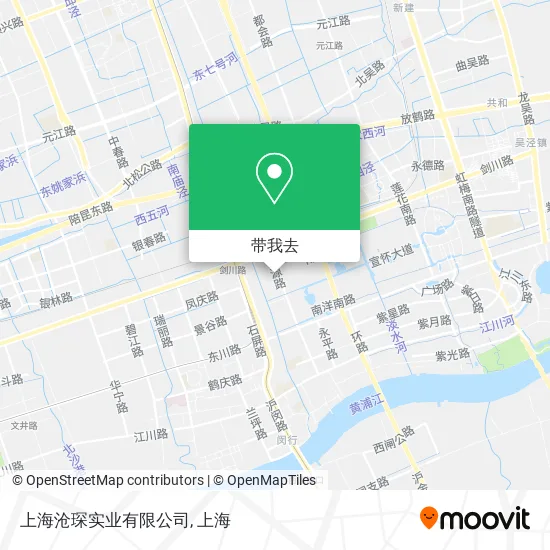 上海沧琛实业有限公司地图