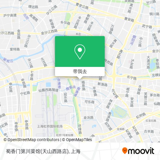 蜀香门第川菜馆(天山西路店)地图