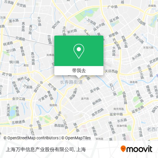 上海万申信息产业股份有限公司地图