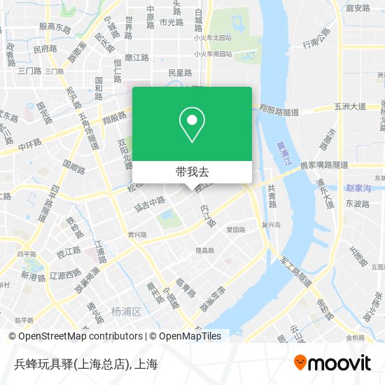 兵蜂玩具驿(上海总店)地图