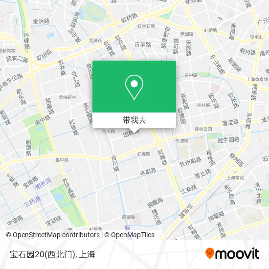 宝石园20(西北门)地图