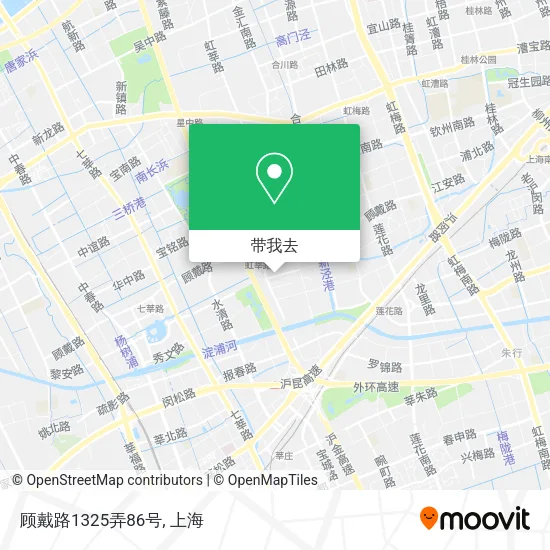顾戴路1325弄86号地图