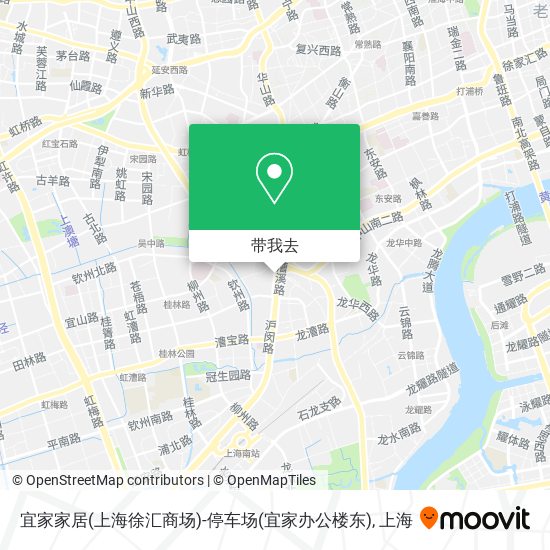 宜家家居(上海徐汇商场)-停车场(宜家办公楼东)地图
