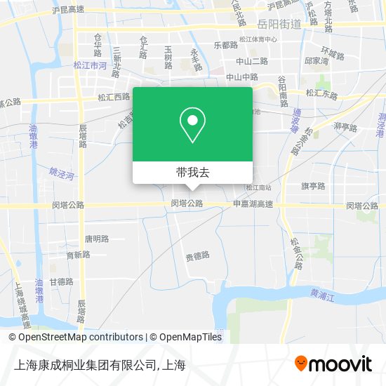 上海康成桐业集团有限公司地图