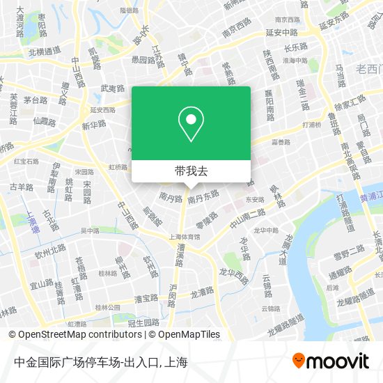 中金国际广场停车场-出入口地图