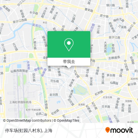 停车场(虹园八村东)地图