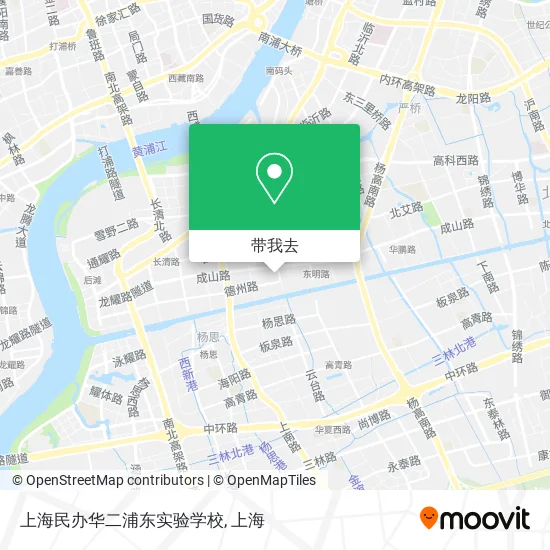 上海民办华二浦东实验学校地图