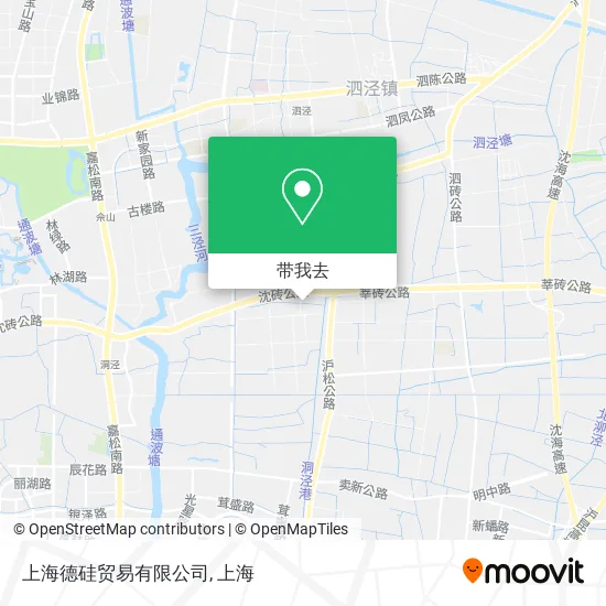 上海德硅贸易有限公司地图