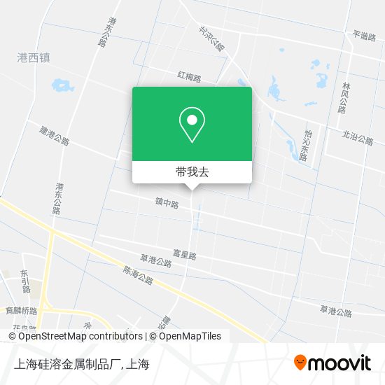 上海硅溶金属制品厂地图