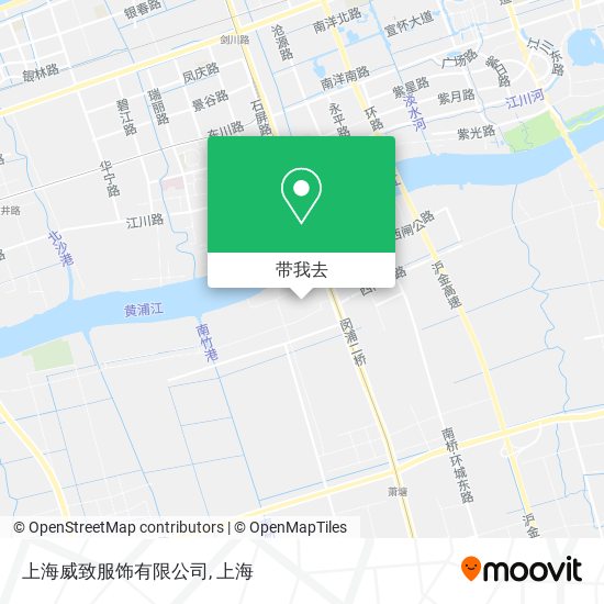 上海威致服饰有限公司地图