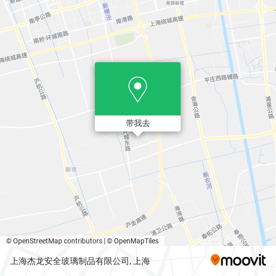 上海杰龙安全玻璃制品有限公司地图