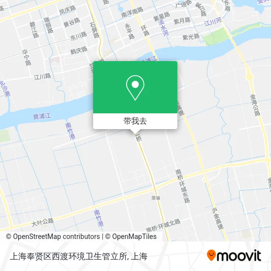 上海奉贤区西渡环境卫生管立所地图