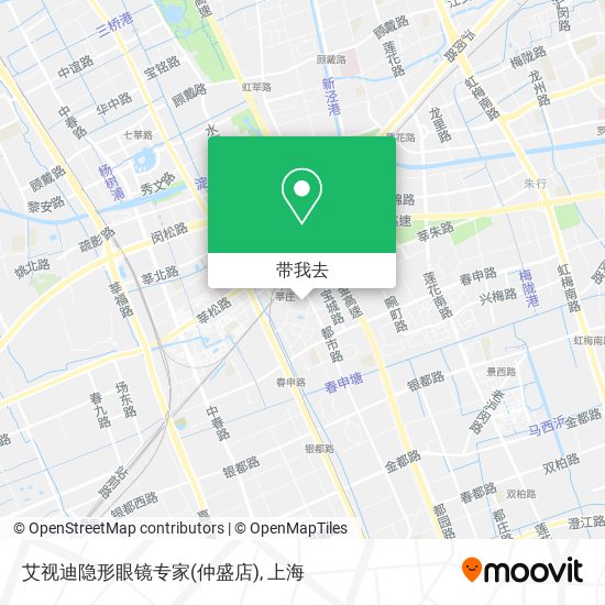 艾视迪隐形眼镜专家(仲盛店)地图