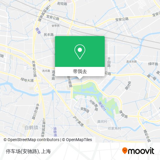 停车场(安驰路)地图