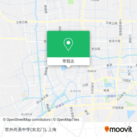 世外尚美中学(东北门)地图