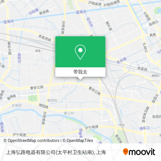 上海弘路电器有限公司(太平村卫生站南)地图