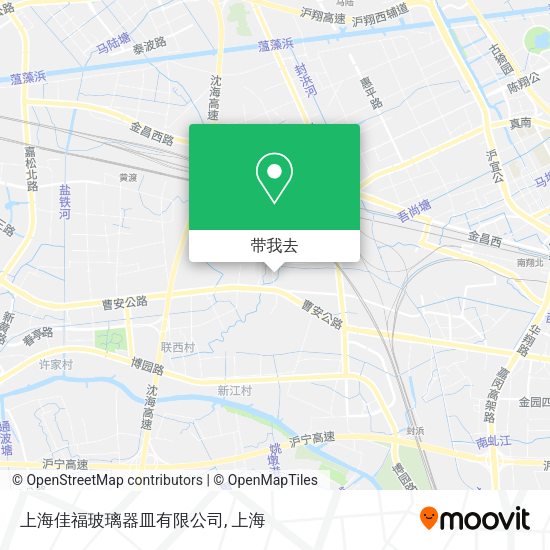 上海佳福玻璃器皿有限公司地图