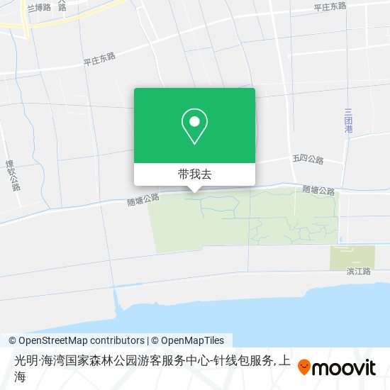 光明·海湾国家森林公园游客服务中心-针线包服务地图