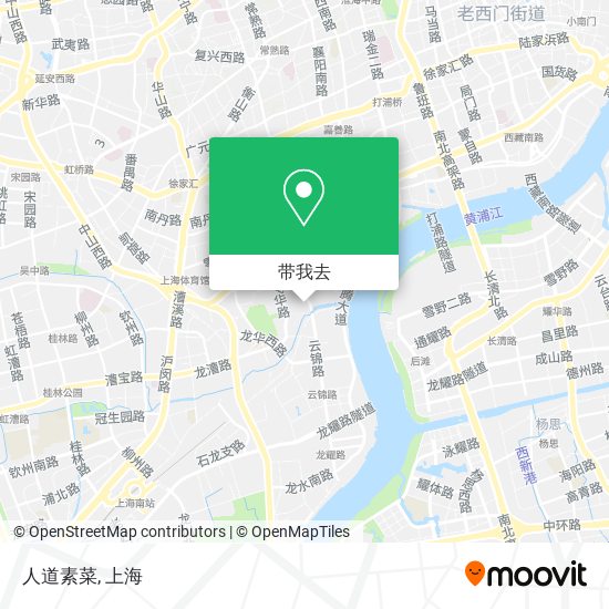 人道素菜地图