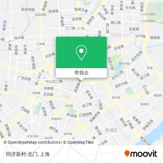 同济新村-北门地图