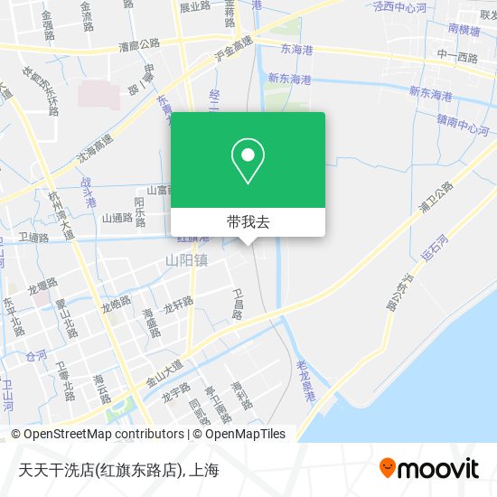 天天干洗店(红旗东路店)地图