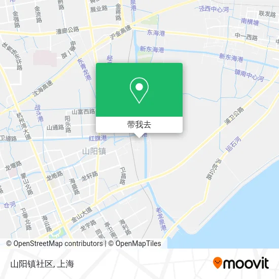 山阳镇社区地图