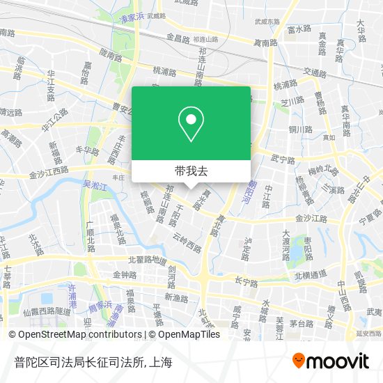 普陀区司法局长征司法所地图