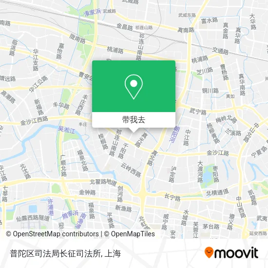 普陀区司法局长征司法所地图