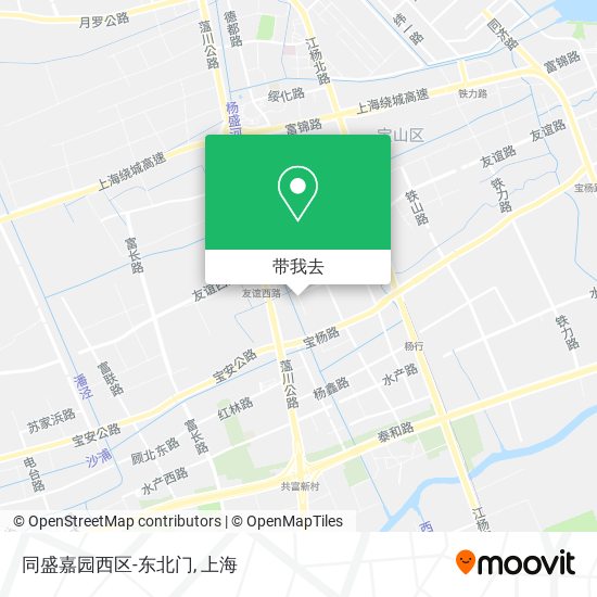 同盛嘉园西区-东北门地图