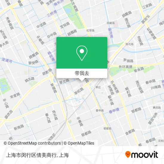上海市闵行区倩美商行地图