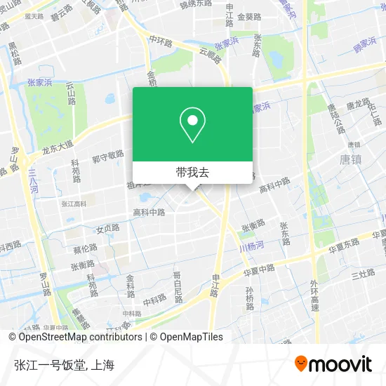 张江一号饭堂地图