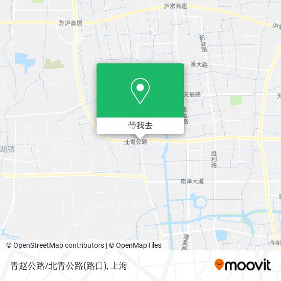 青赵公路/北青公路(路口)地图