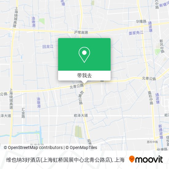 维也纳3好酒店(上海虹桥国展中心北青公路店)地图